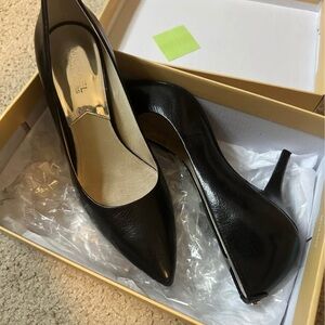 Michael Kors Black Leather Heels